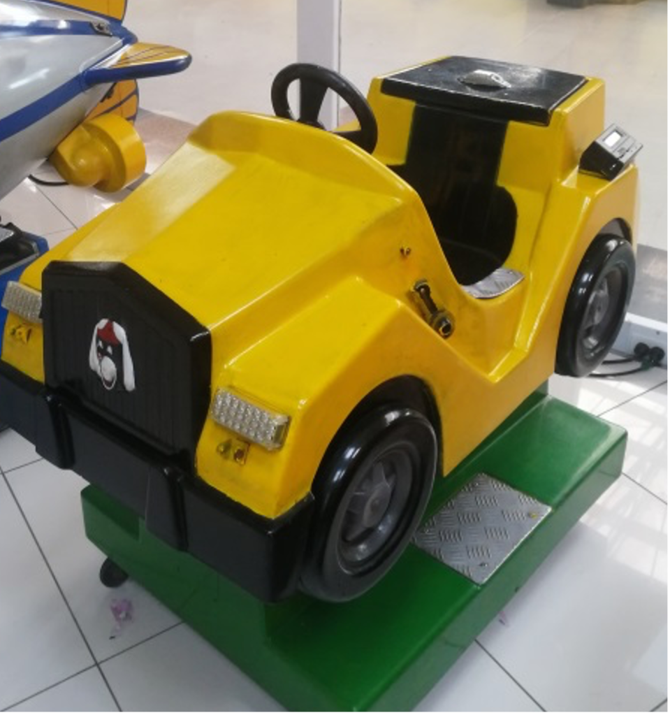 CARRO AMRILLO COVERTIBLE EBK012