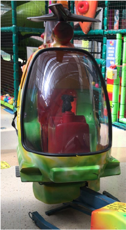 HELICOPTERO HIDRAULICO VERDE DIK008