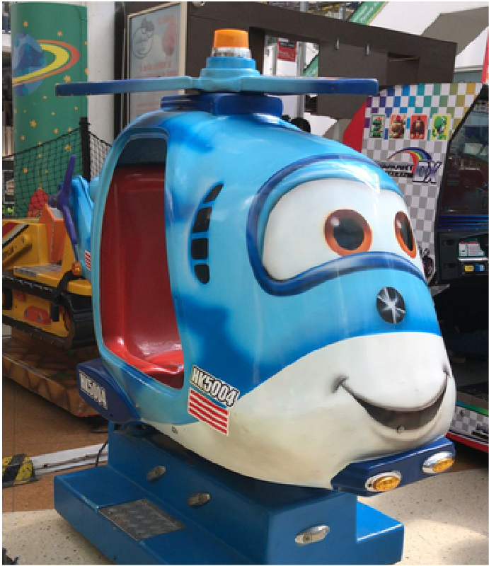 HELICOPTERO PANTALLA AZUL DIK009